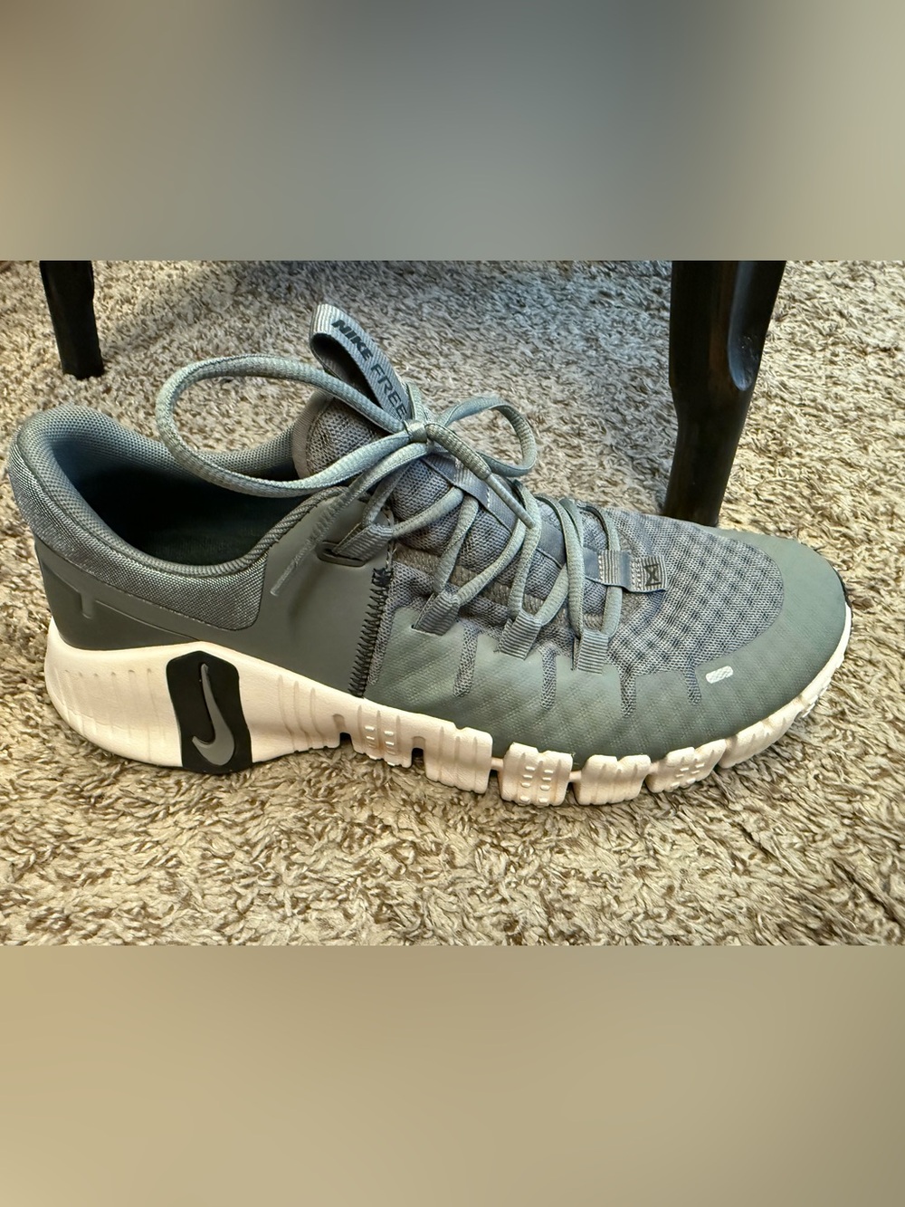 Nike Men’s Athletic Shoe in Slate Blue and White